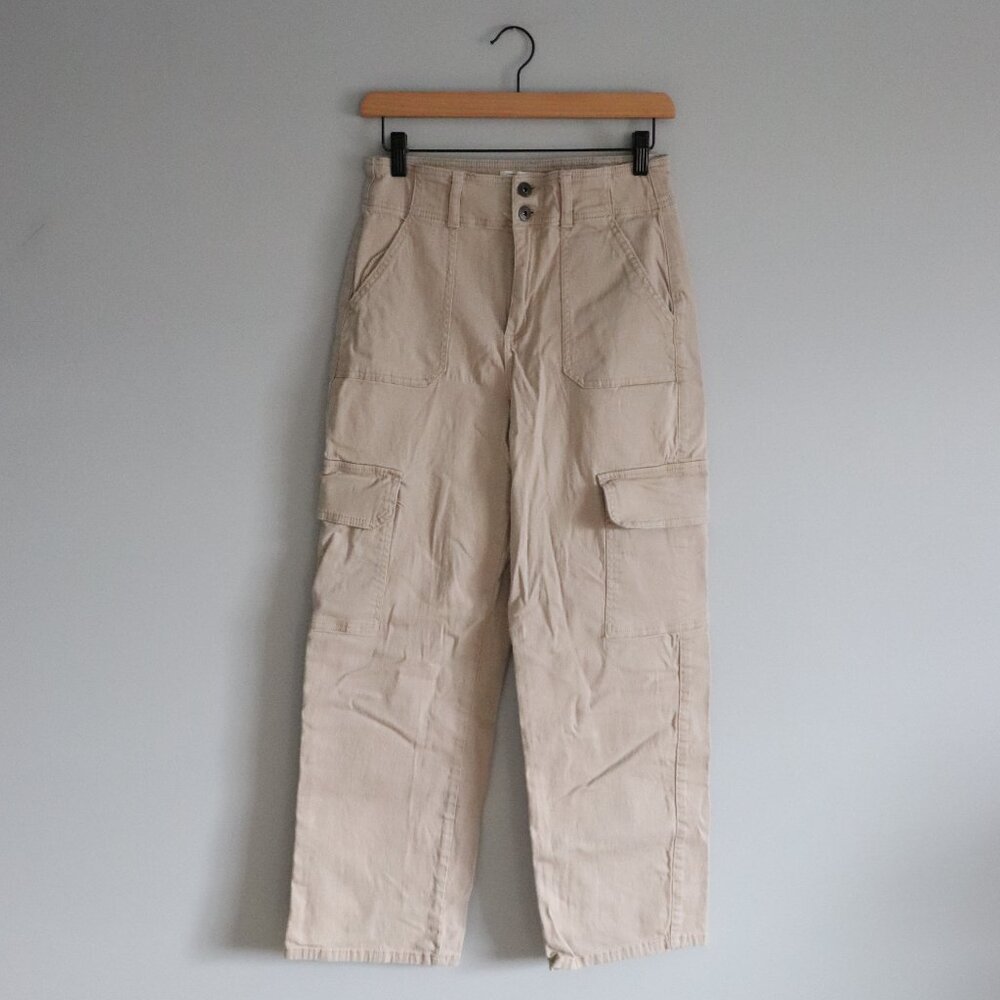 Regeneration by Celebrity Pink Beige 5/27 Cargo‎ Straight Leg Khaki Pocket Pants